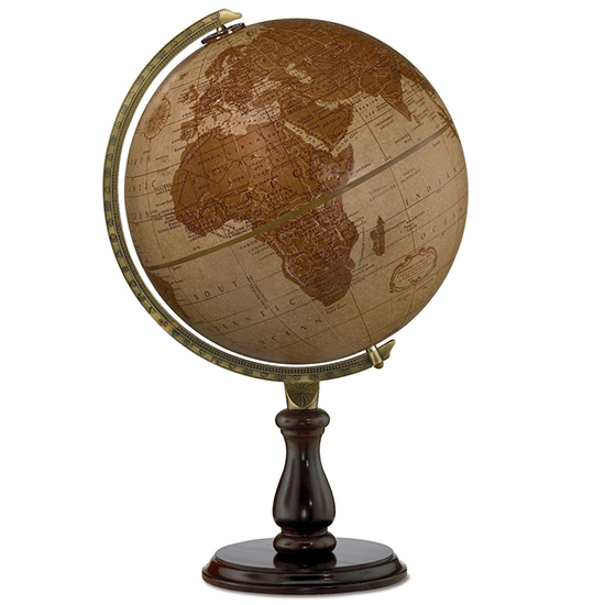 Leather Expedition Globe | Shop Desk Globes at GlobeStore.com